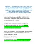 HESI FINAL / HESI PHARMACOLOGY FINAL PRACTICE  EXAM 2024(MOSTED TESTED QUESTIONS) A NEW  UPDATED VE