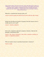 2026 NATIONAL REAL ESTATE EXAM AND A NEW UPDATED STUDY GUIDE ALL COMPLETE ACCURATE EXAM