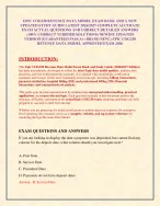 EPIC COG230 REVENUE DATA MODEL EXAM BANK AND A NEW UPDATED STUDY GUIDE LATEST 2026/2027