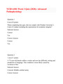 NURS 6501 Week 3 Quiz 3  (3 Latest Versions),NURS 6501 Advanced Pathophysiology Week 3 Quiz