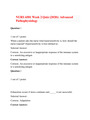 NURS 6501 Week 2 Quiz 2  (3 Latest Versions),NURS 6501 Advanced Pathophysiology Week 2 Quiz