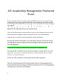 VATI_ATI_leadership_management-ATI Leadership Management Proctored Exam- ( 2 Versions)
