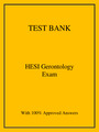 HESI Gerontology  Exam