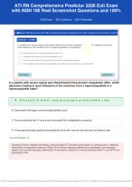 ATI RN Comprehensive Predictor 2026 Exit Exam with NGN 180 Real Screenshot Questions and 100%