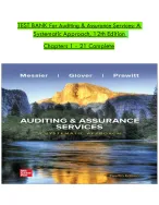 TEST BANK For Auditing & Assurance Services: A  Systematic Approach, 12th Edition