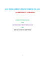 ATI PEDIATRICS PROCTORED EXAM (10 VERSIONS) (2021-2022)| VERIFIED & 100% CORRECT