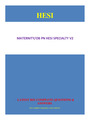 MATERNITY OB PN HESI SPECIALTY V2 (2021-2022)| VERIFIED & 100% CORRECT