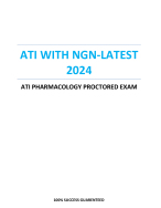 ATI PHARMACOLOGY PROCTORED EXAM WITH NGN-LATEST 2024