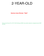 2 YEAR OLD Gemma Jones iHuman Rash-Latest 2024-2025