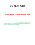 16 YEAR OLD Laia Nunez iHuman Cough and Shortness of Breath-Latest 2024-2025