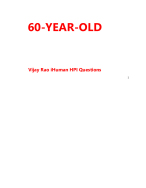 60 YEAR OLD Vijay Rao iHuman HPI Questions-Latest 2024-2025