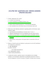 ATLS PRE TEST QUESTIONS AND VERIFIED ANSWERS UPDATED 2022/2023 - DocMerit