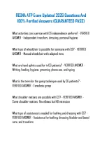 RESNA ATP Exam Updated 2026 Questions And - DocMerit