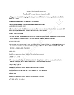 ATI TEAS 7 Mathematics Assessment Exam 2024