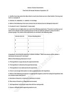 ATI TEAS 7 Science Assessment Exam 2024