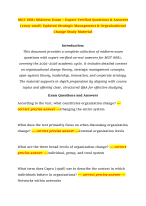 MGT 6681 Midterm Exam – Expert Verified Questions & Answers (2025–2026) Updated Strategic Manage