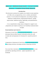 MHA 706 – Midterm Exam (Lord) – Correct Verified Answers – Complete Exam Study Material