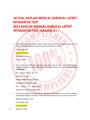ACTUAL KAPLAN MEDICAL SURGICAL LATEST  INTEGRATED TEST  2023 KAPL