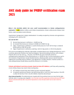 ANCC study guide for PMHNP certification exam  2025