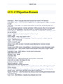 HESI A2 Digestive System GRADED A