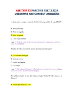 ASE Test T2 Practice Test 2 – Diesel Engines - DocMerit