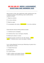NR 508 / NR 451 – Week 6 Assignment Questions and Answers 2025