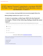 ATI RN Capstone Proctored Comprehensive Assessment Final Exam 2025