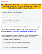 ATI RN Capstone Proctored Comprehensive Assessment Final Exam 2025