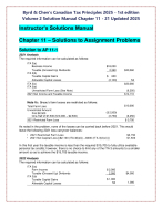 Byrd & Chen's Canadian Tax Principle