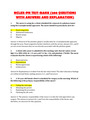 NCLEX-PN TEST-BANK (200 QUESTIONS  WITH ANSWERS AND EXPLANATION