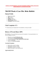 i-Human Case Study File,Soap &F0llow-up Notes – Week #6 Update