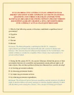 FCLE (FLORIDA CIVIC LITERACY EXAM) APPROVED EXAM  2026/2027 AND STUDY GUIDE COMPLETE ACCURATE