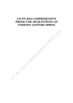 Ati pn 2024 comprehensive predictor