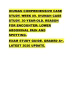 IHUMAN CASE STUDY REASON FOR ENCOUNTER LOWER ABDOMINAL PAIN AND SPOTTING..pdf