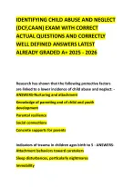 IDENTIFYING CHILD ABUSE AND NEGLECT (DCF,CAAN) - DocMerit