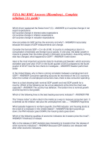 FINA 061 BMC Answers (Bloomberg) , Complete solutions (A+ guide)