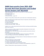 QABA Exam practice Exam 2025–2026 (Qualified - DocMerit