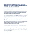 Aflac Final exam - Aflac Agent Training Final EXAM 2026-2027 LATEST ...