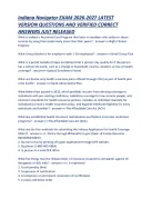 Indiana Navigator EXAM 2026-2027 LATEST VERSION - DocMerit