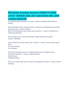 MN Dental Assisting Licensure COMPLETE EXAM LATEST VERSION 2026-2027 QUESTIONS