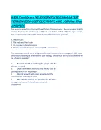 N151 Final Exam NCLEX COMPLETE EXAM LATEST VERSION 2026-2027 QUESTIONS AND 100- Verified ANS