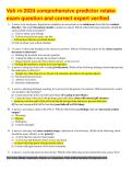 Vati rn 2024 comprehensive predictor retake  exam question and correct expert verified