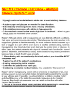 NREMT Practice Test Bank - Multiple Choice Updated 2024 - DocMerit