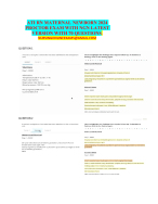 ATI RN Maternal Newborn Proctored Exam 2023-2024 with NGN (70 Real Exam Questions and Answers) - Complete Actual Exam for RN Maternal Newborn 2023