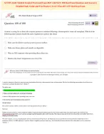 2023 Latest ATI RN Adult Medical Surgical (Med-Surg) Proctored Exam 2023 with NGN 100 Screenshot Que...