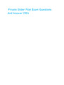 Private Glider Pilot Exam Questions And Answer 2024 What document(s) mut be in your personal posses