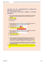 2023-2024 ATI RN OMPREHENSIVE PREDICTOR RETAKE WITH NGN 2019 150+ QUESTIONS WITH 100% CORRECT ANSWE