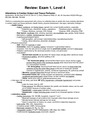 NURS MISC Exam1 CARDIAC Review Level 4
