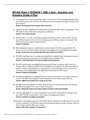 NR 509 Week 3 VERSION 1 AND 2 Quiz - Question and Answers Grade A Plus