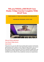 NR 509 WEEK 5 IHUMAN Case Study: Felipe Garcia C.C. HIGH BLOOD PRESSURE Complete With SOAP Note